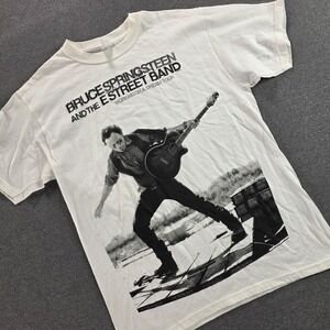 2009 Bruce Springsteen Working on a Dream Tour White T Shirt Men's large Anvil